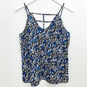 Blue Geometric Trouve Tank Top